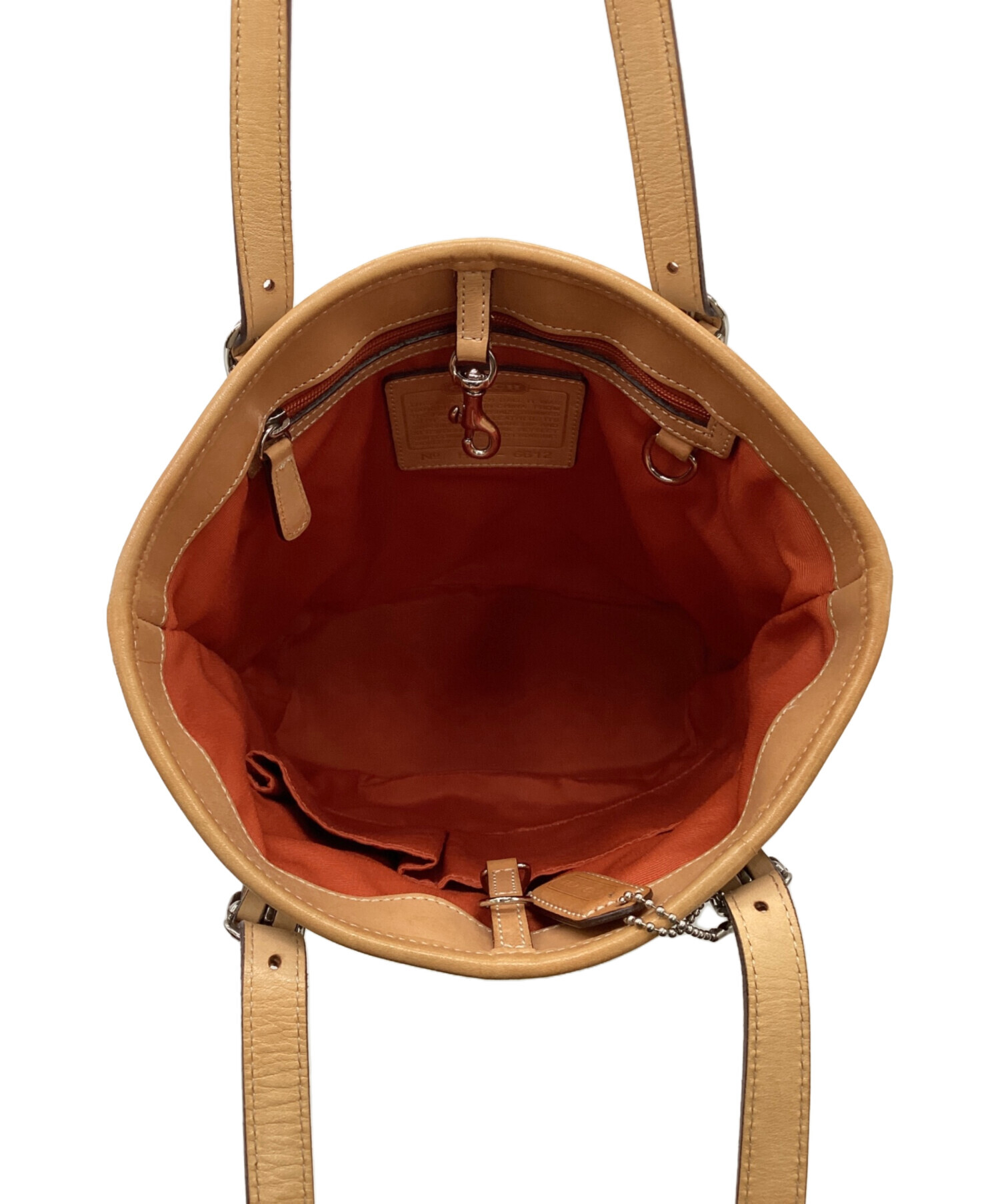 中古・古着通販】COACH (コーチ) シグネチャー トートバッグ ベージュ