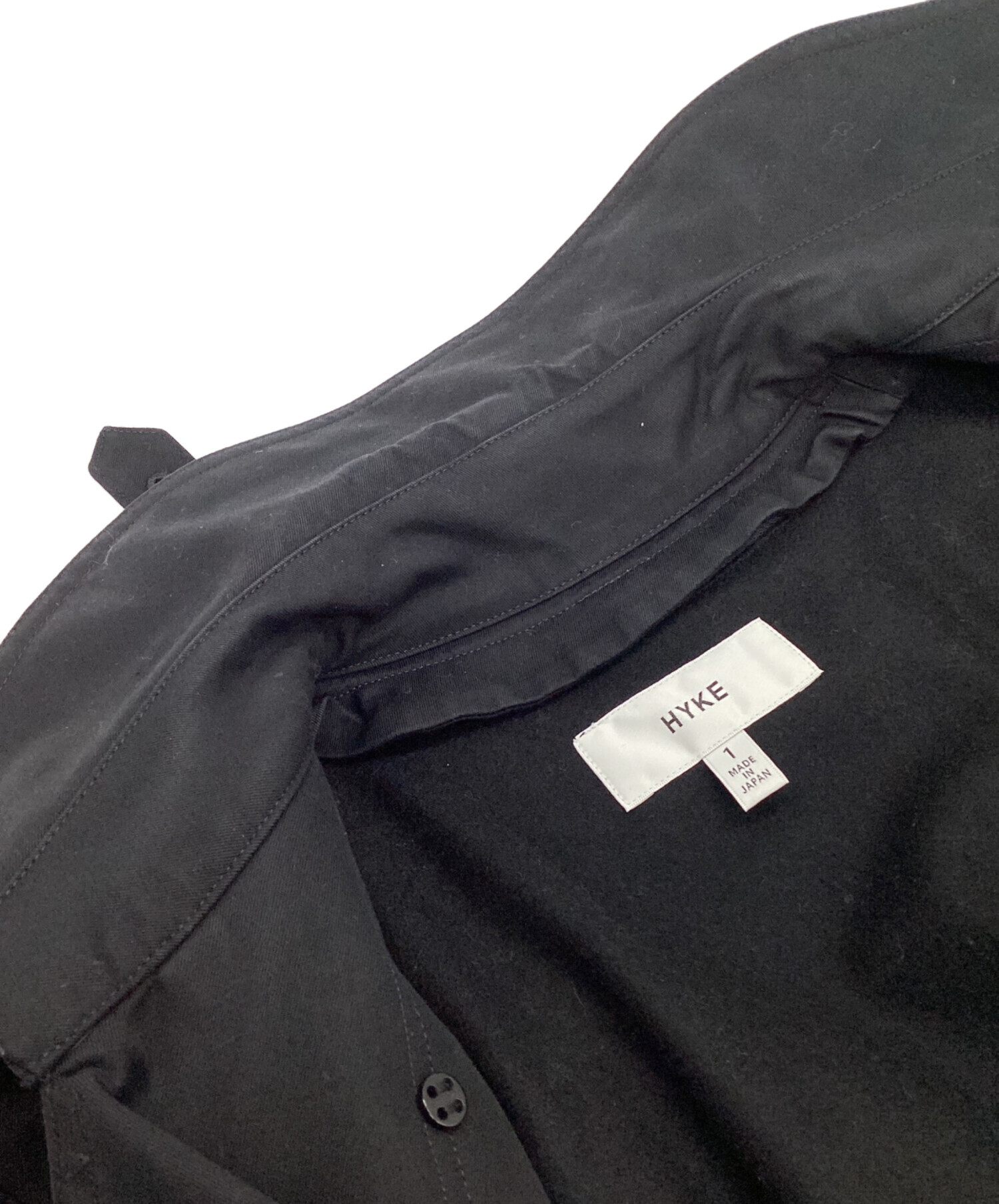 中古・古着通販】HYKE (ハイク) ライナー付き トレンチコート ブラック