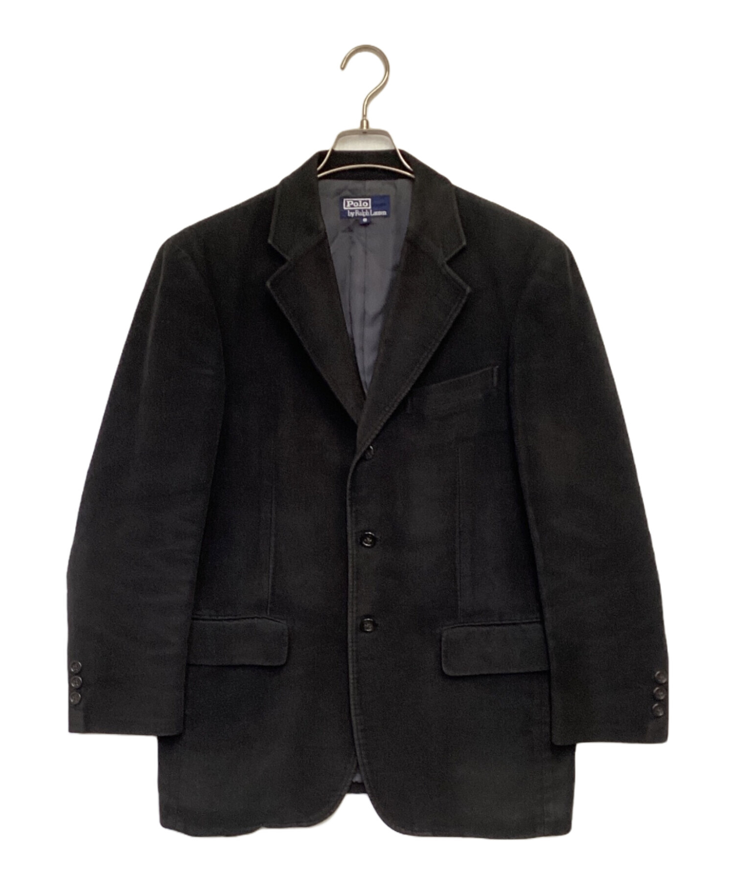 Polo RalphLauren ブラックリネン　3Bテーラードジャケット 中古・古着通販】Polo by RalphLauren (ポロ バイ ラルフローレン) 3B