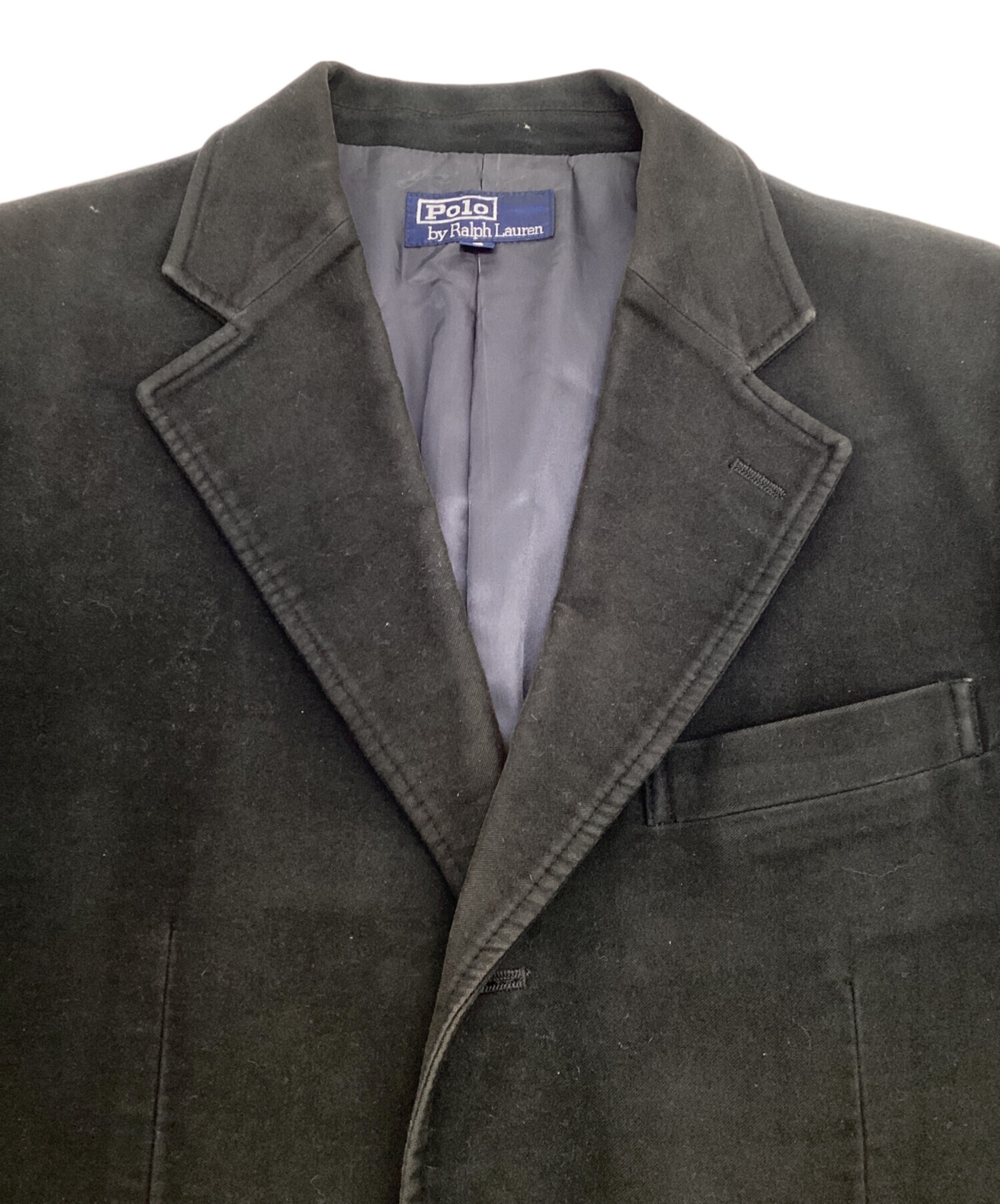 Polo RalphLauren ブラックリネン　3Bテーラードジャケット 中古・古着通販】Polo by RalphLauren (ポロ バイ ラルフローレン) 3B