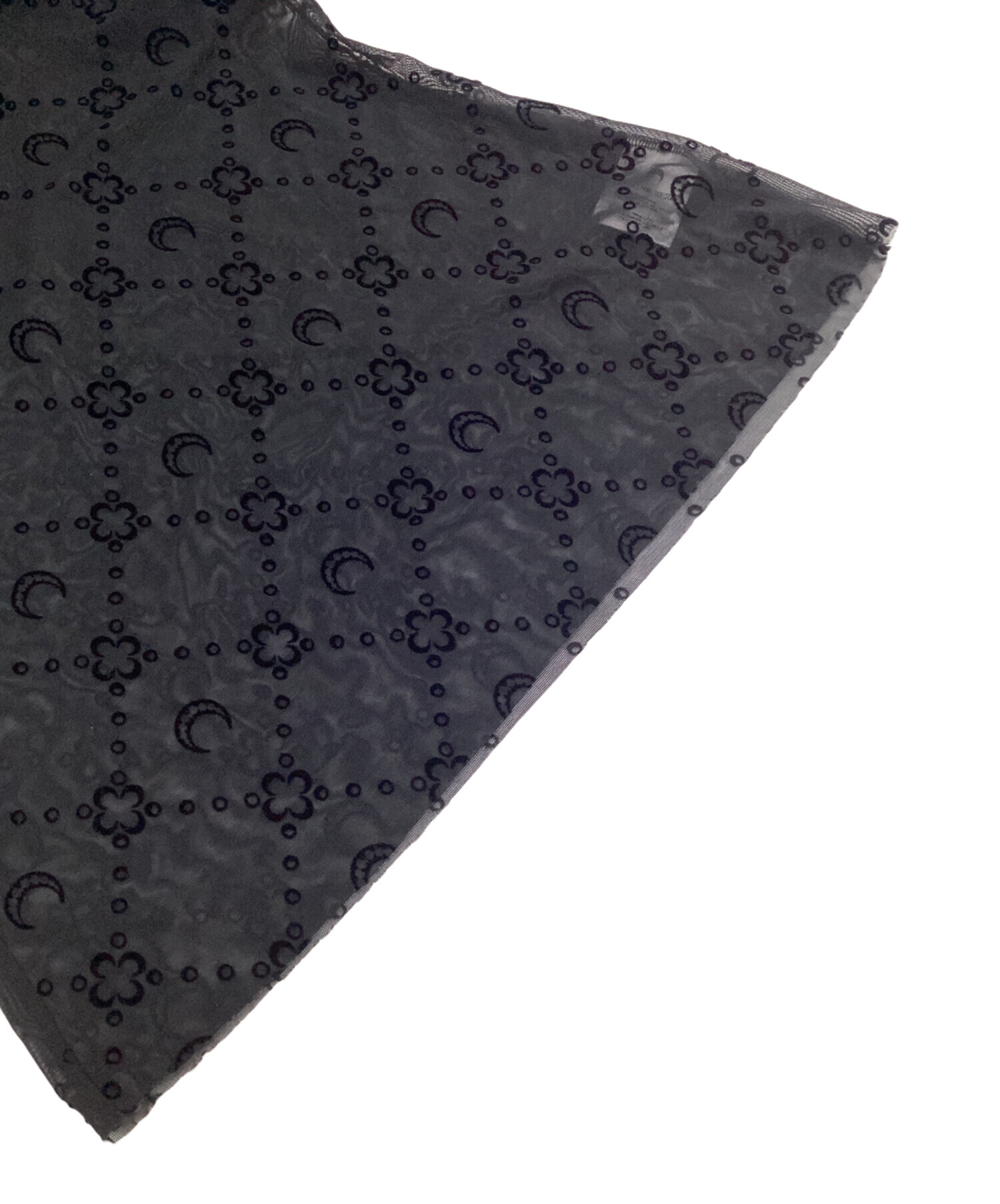 中古・古着通販】MARINE SERRE (マリーンセル) Moonogram-Flocked Mesh