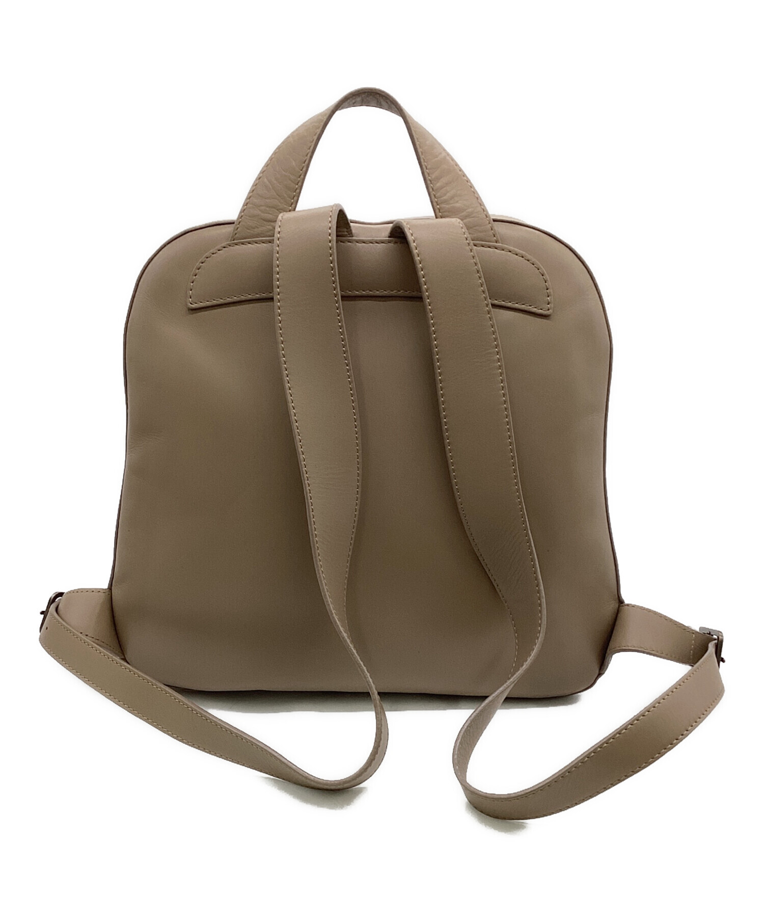【ほぼ未使用】 マザーハウス カゼマトウ M リュック バックパック ベージュ 中古・古着通販】MOTHERHOUSE (マザーハウス) Kazematou backpack