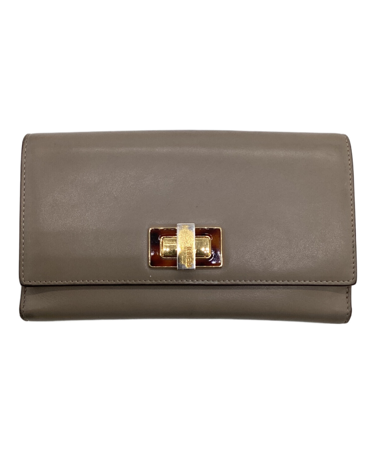 中古・古着通販】FENDI (フェンディ) 長財布 グレー｜ブランド・古着