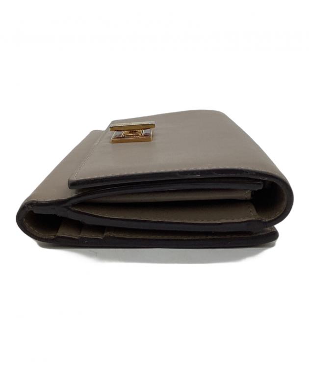 中古・古着通販】FENDI (フェンディ) 長財布 グレー｜ブランド・古着