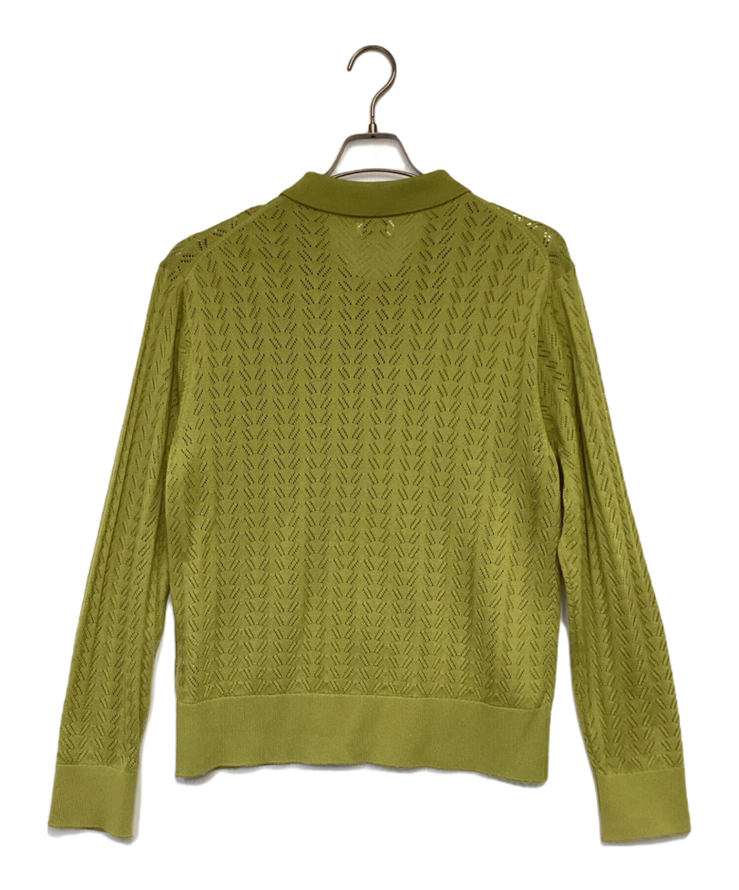 中古・古着通販】ALLEGE (アレッジ) Openwork Cardigan（透かし編み