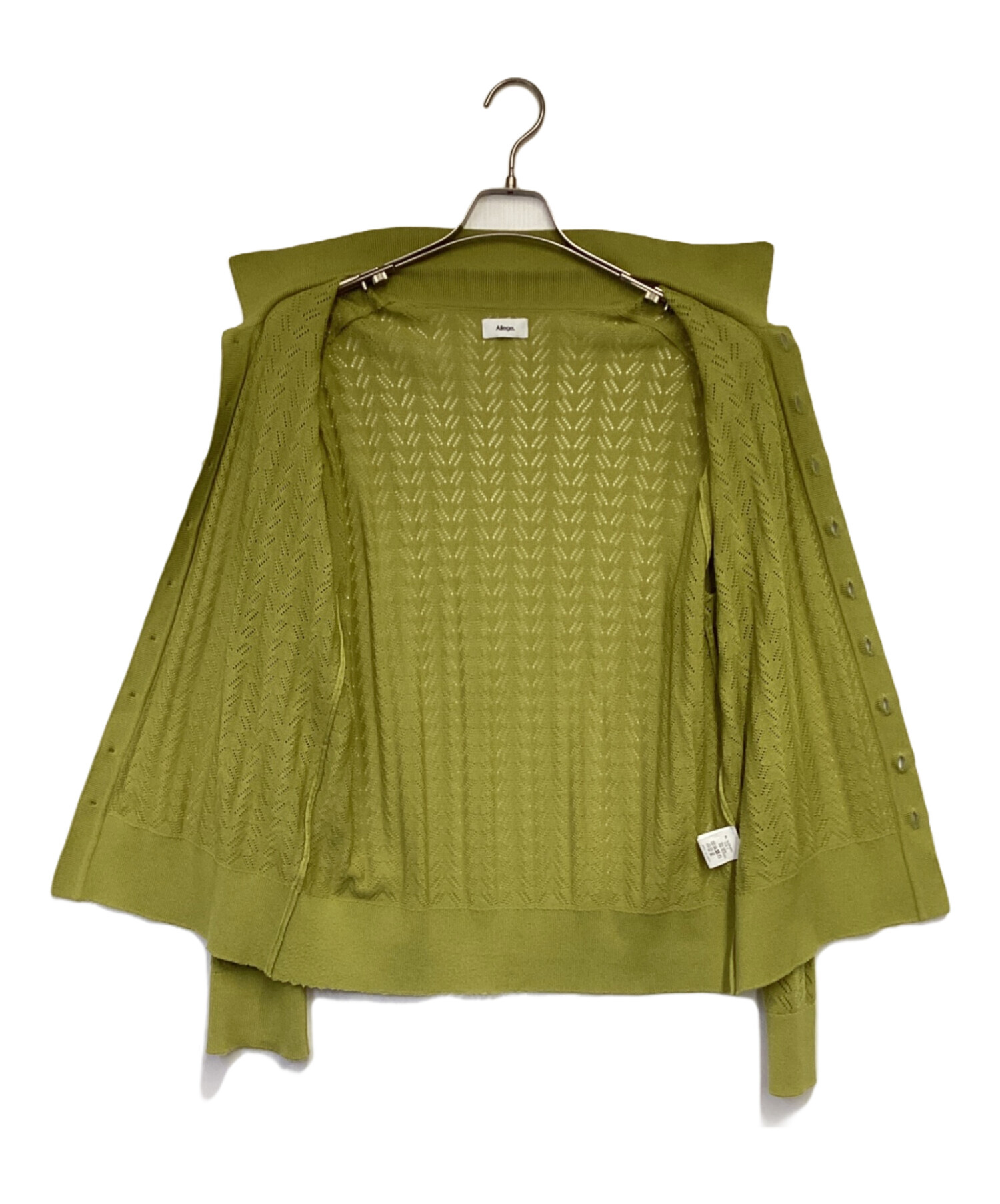 中古・古着通販】ALLEGE (アレッジ) Openwork Cardigan（透かし編み