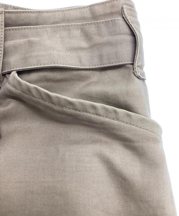 中古・古着通販】COMOLI (コモリ) コットンリネンベルテッドパンツ