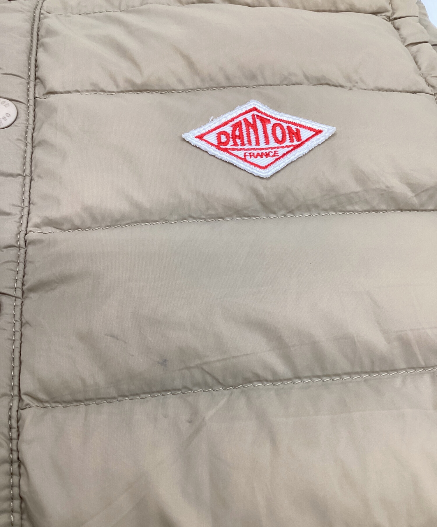 中古・古着通販】DANTON (ダントン) ダウンベスト ベージュ サイズ:34