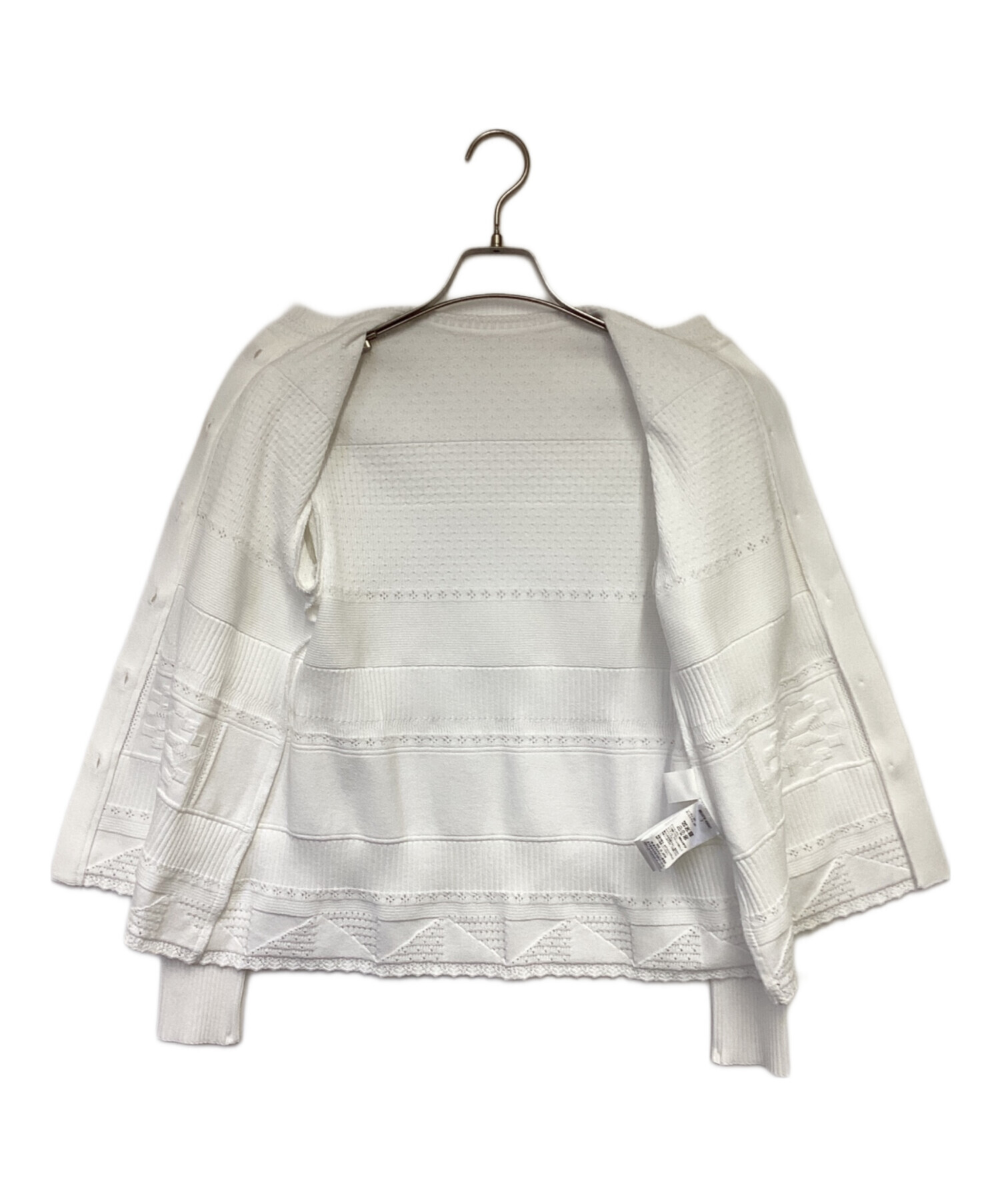mame kurogouchi レースカーディガン&トップス 中古・古着通販】Mame Kurogouchi (マメクロゴウチ) Knit Lace