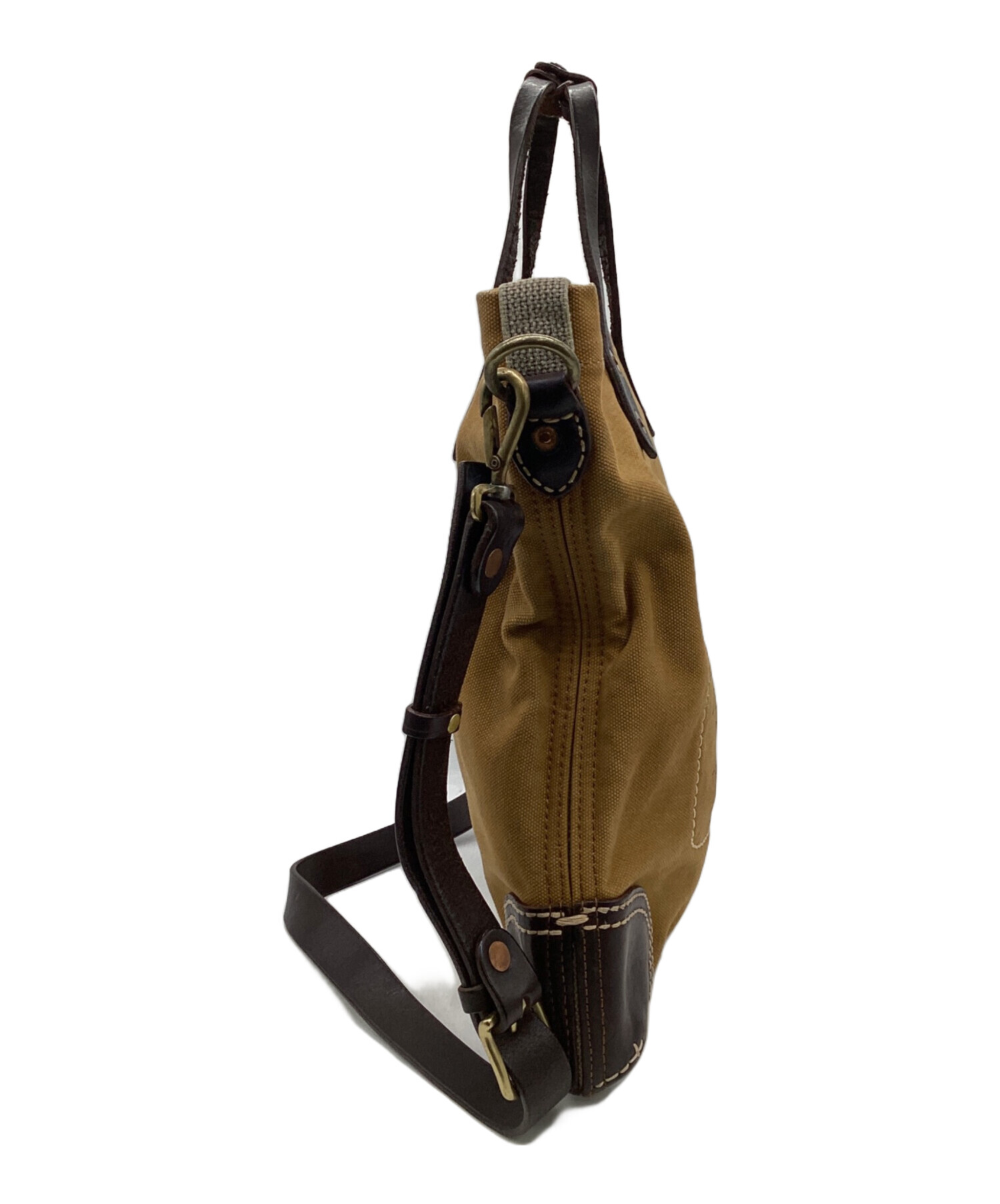 中古・古着通販】RRL (ダブルアールエル) 2WAYトートバッグ ブラウン