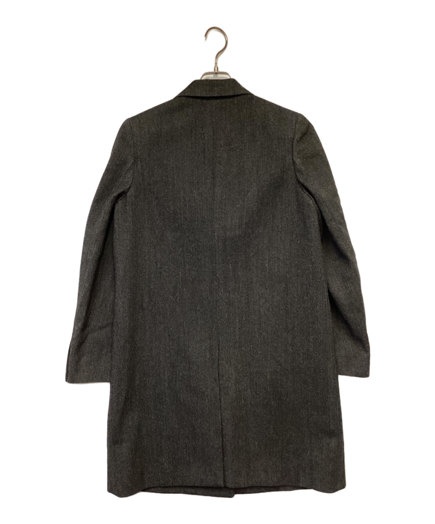 MARGARET HOWELL ウール チェスターコート ミドル丈 グレー Ⅰ 中古・古着通販】MARGARET HOWELL (マーガレットハウエル) チェスター