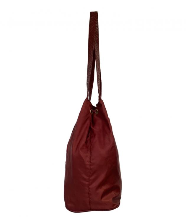 中古・古着通販】PRADA (プラダ) ワンショルダー巾着バッグ レッド