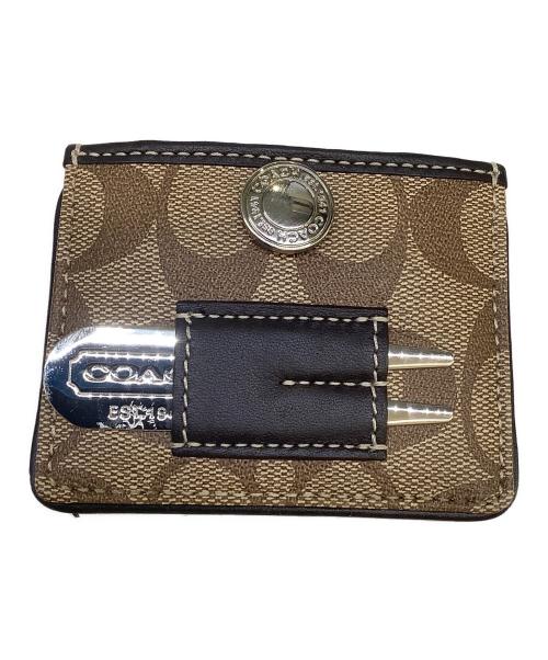 希少カラー！　COACH コーチ　ゴルフ用　ティーケース　レディース 中古・古着通販】COACH (コーチ) ゴルフティーケース ブラウン