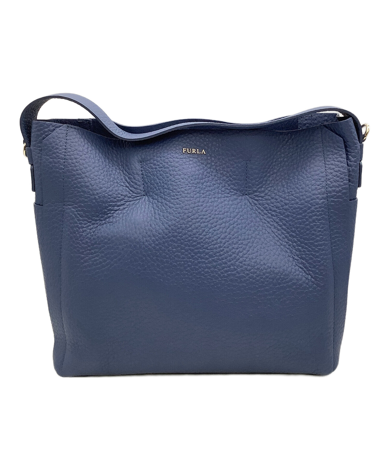 中古・古着通販】FURLA (フルラ) カプリッチョ2WAYバッグ F6852 ブルー 中古・古着通販】FURLA (フルラ) カプリッチョ2WAYバッグ F6852 ブルー