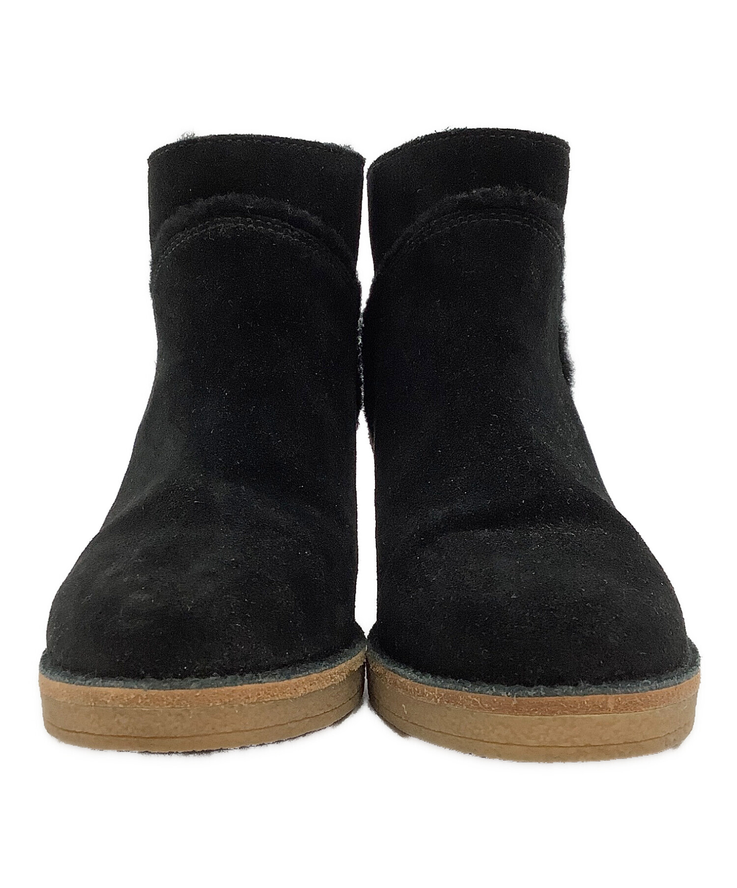 中古・古着通販】UGG (アグ) ショートヒールブーツ KASEN ブラック