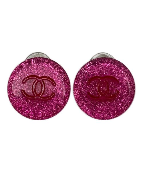 中古・古着通販】CHANEL (シャネル) ココマークイヤリング ピンク