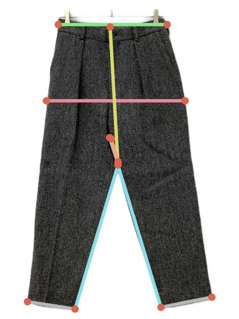 中古・古着通販】MARKAWARE (マーカウェア) ウールパンツ グレー