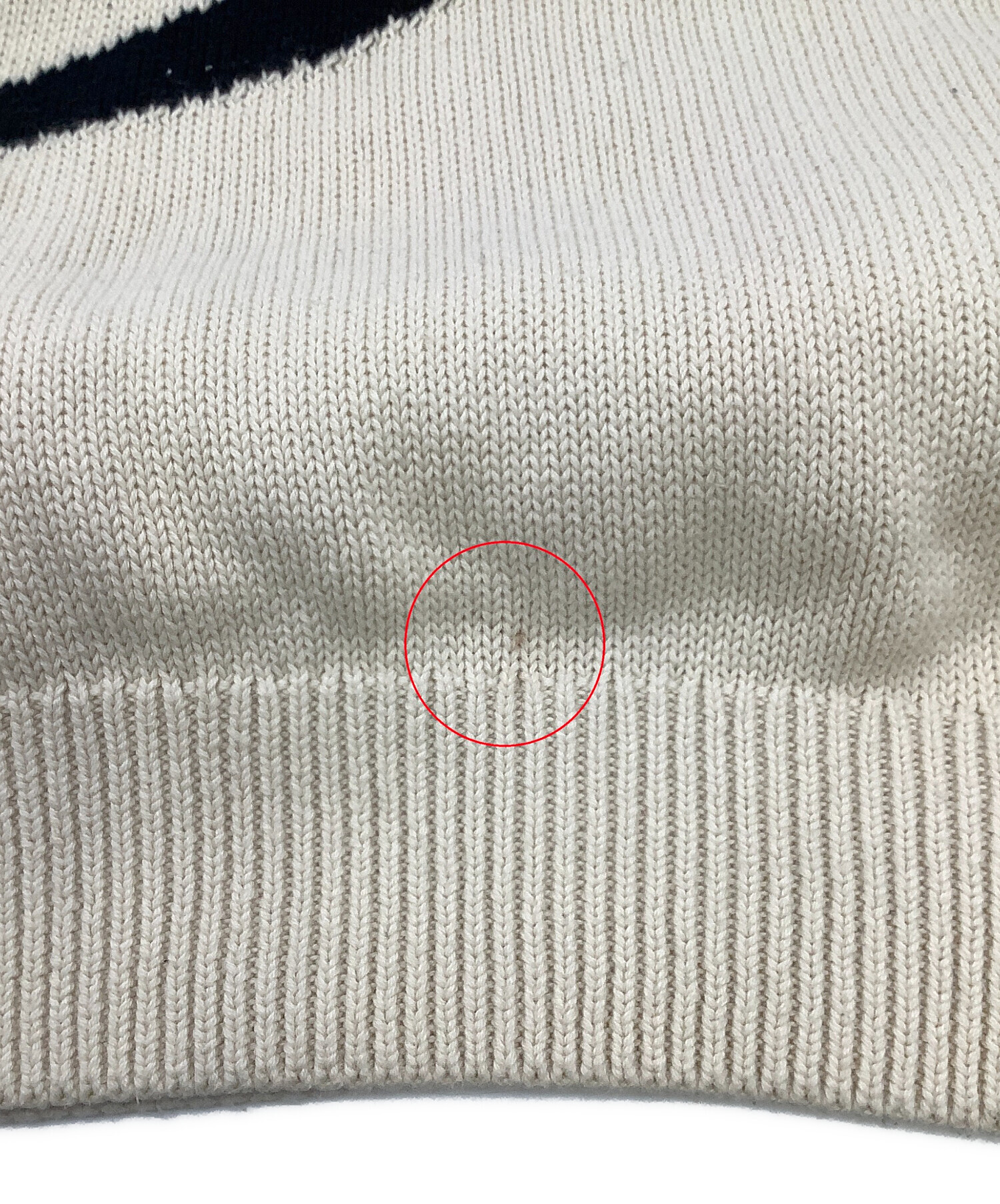 中古・古着通販】stussy (ステューシー) 長袖ニット フロントロゴ