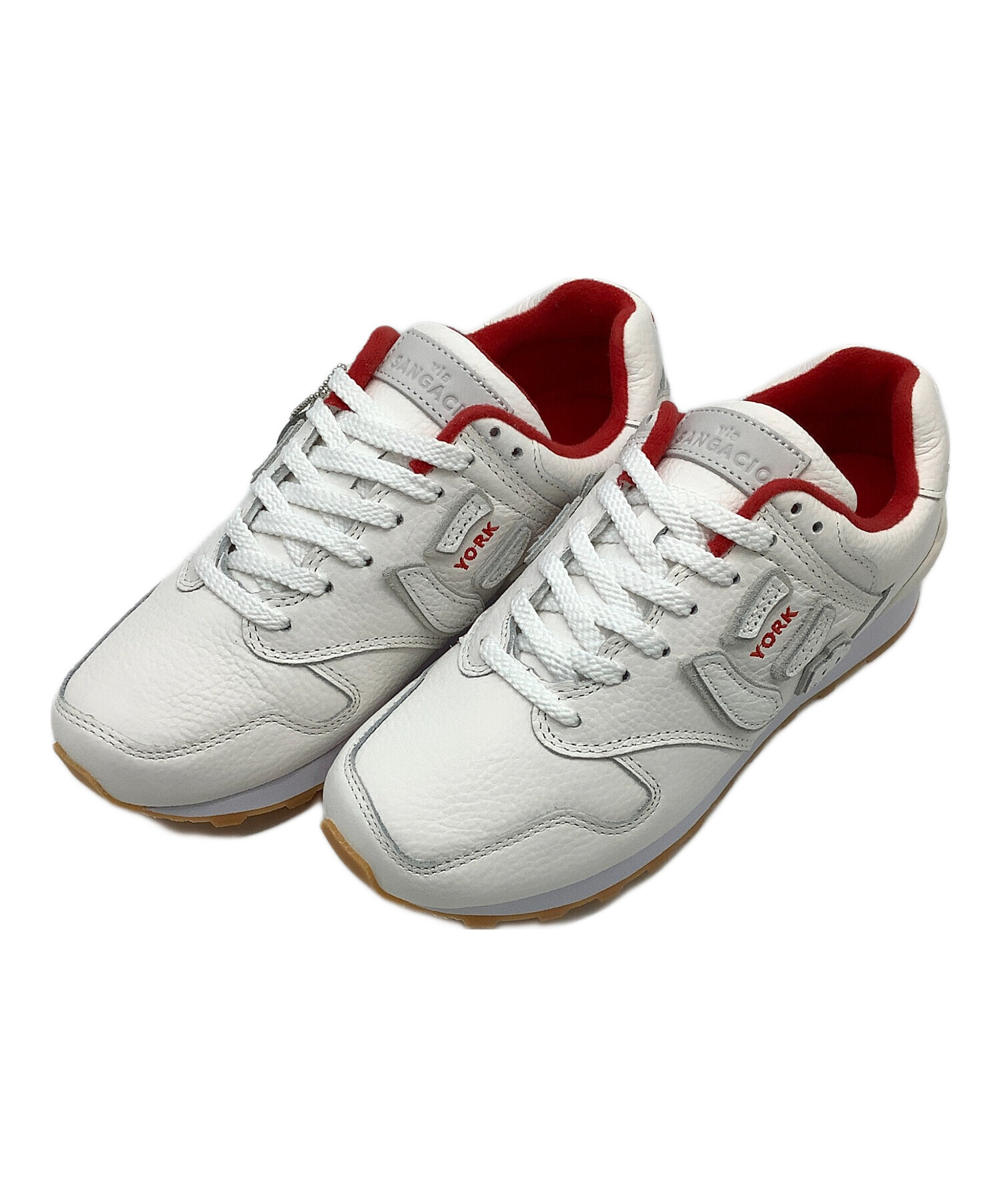 SANGACIO スニーカー ホワイト/レッド/グレー 【公式通販】