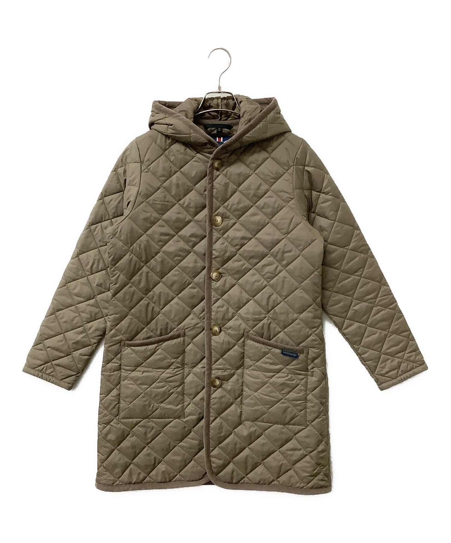 中古・古着通販】LAVENHAM (ラベンハム) キルティングコート ブラウン 