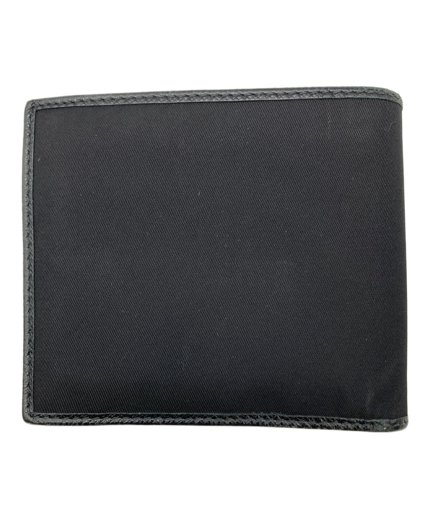 中古・古着通販】PRADA (プラダ) 2つ折り財布 ブラック｜ブランド