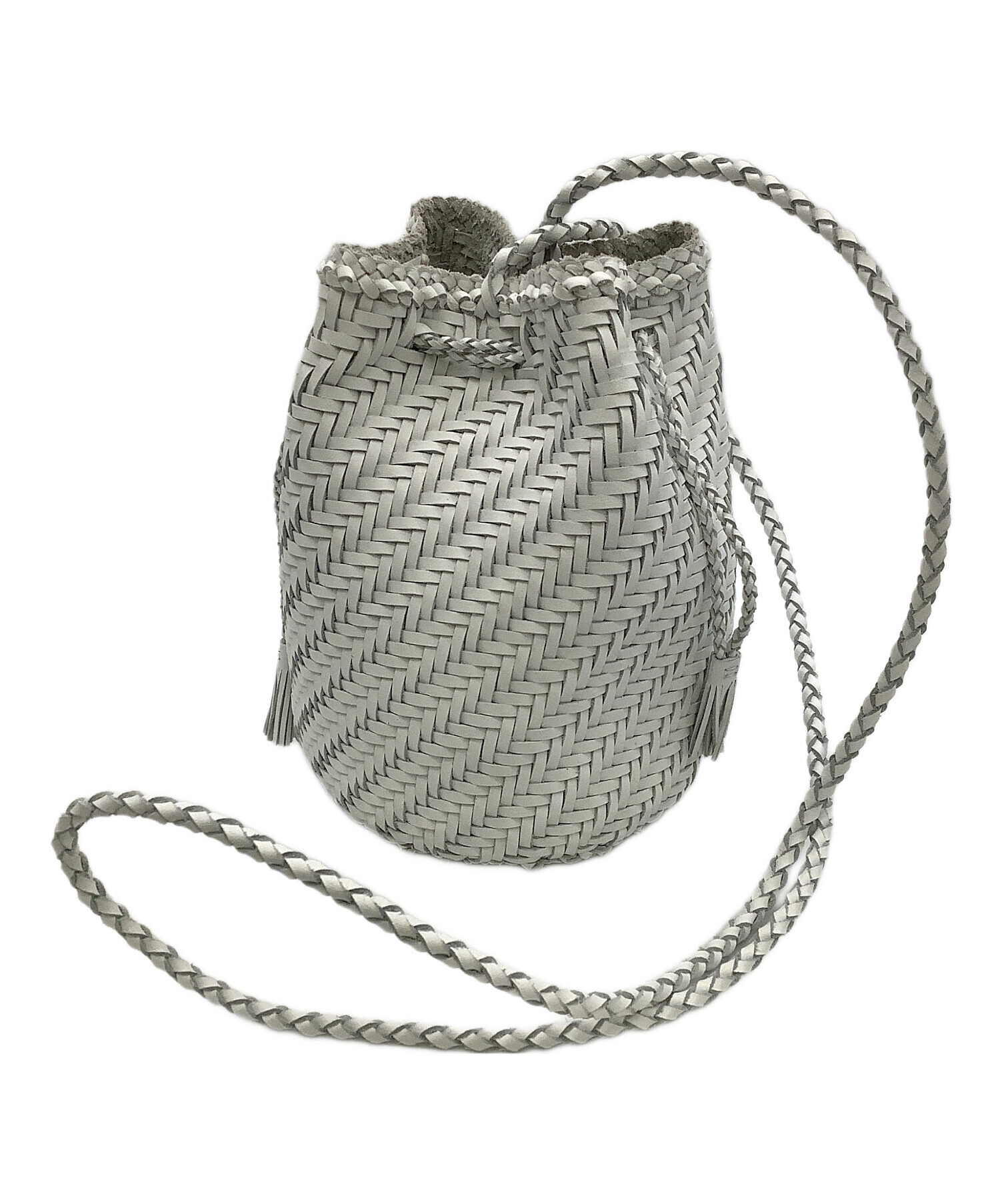 中古・古着通販】DRAGON (ドラゴン) ショルダーカゴバッグ ホワイト