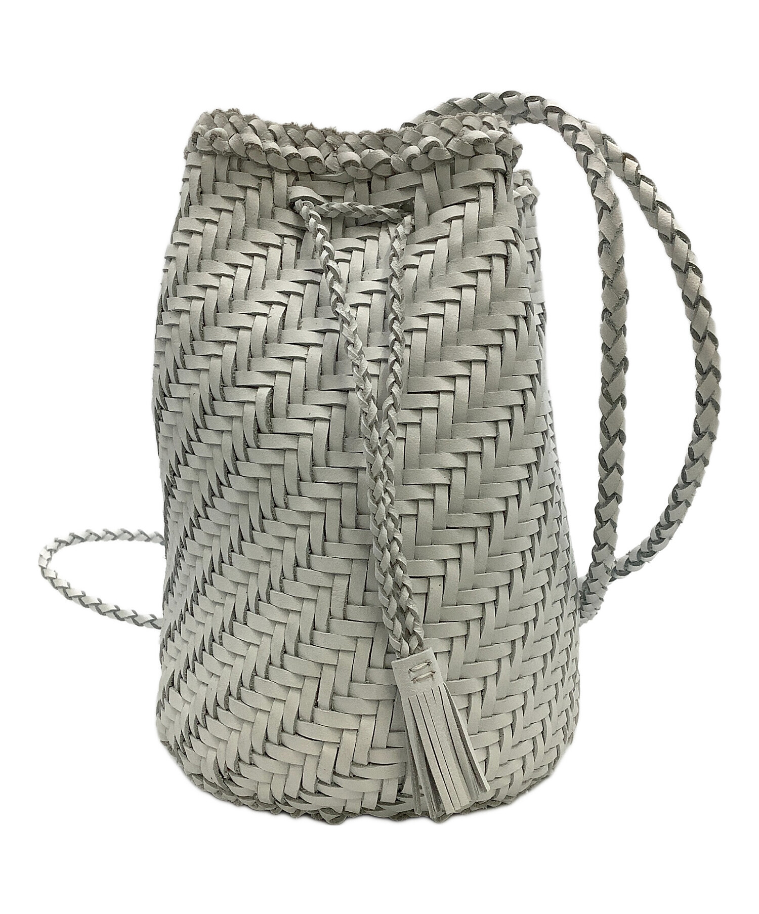 中古・古着通販】DRAGON (ドラゴン) ショルダーカゴバッグ ホワイト