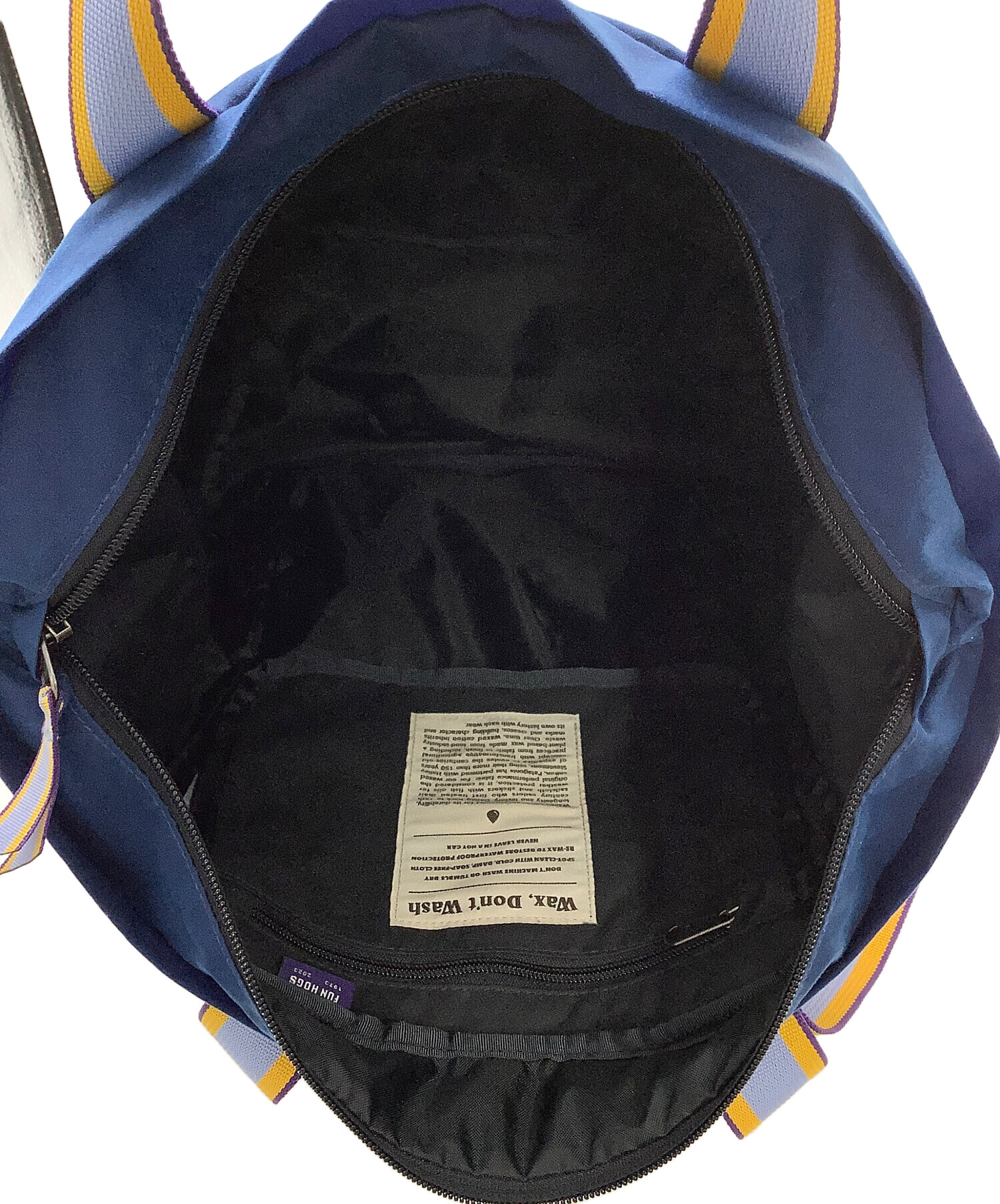 パタゴニア50周年記念モデルワックスドキャンバストートパック廃盤コバルトブルー 中古・古着通販】Patagonia (パタゴニア) Waxed Canvas Tote Packト50