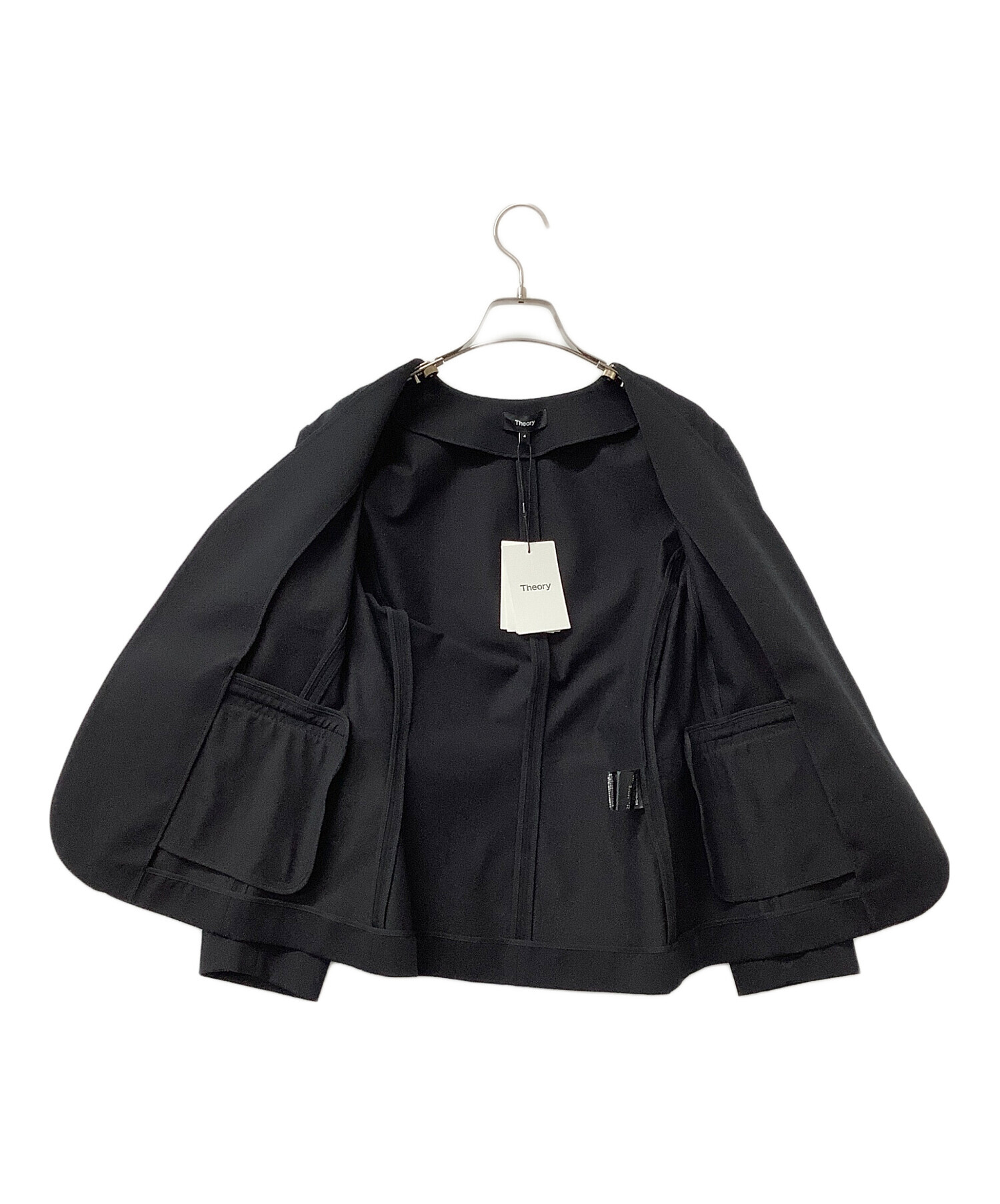 中古・古着通販】theory (セオリー) ノーカラージャケット TWILL