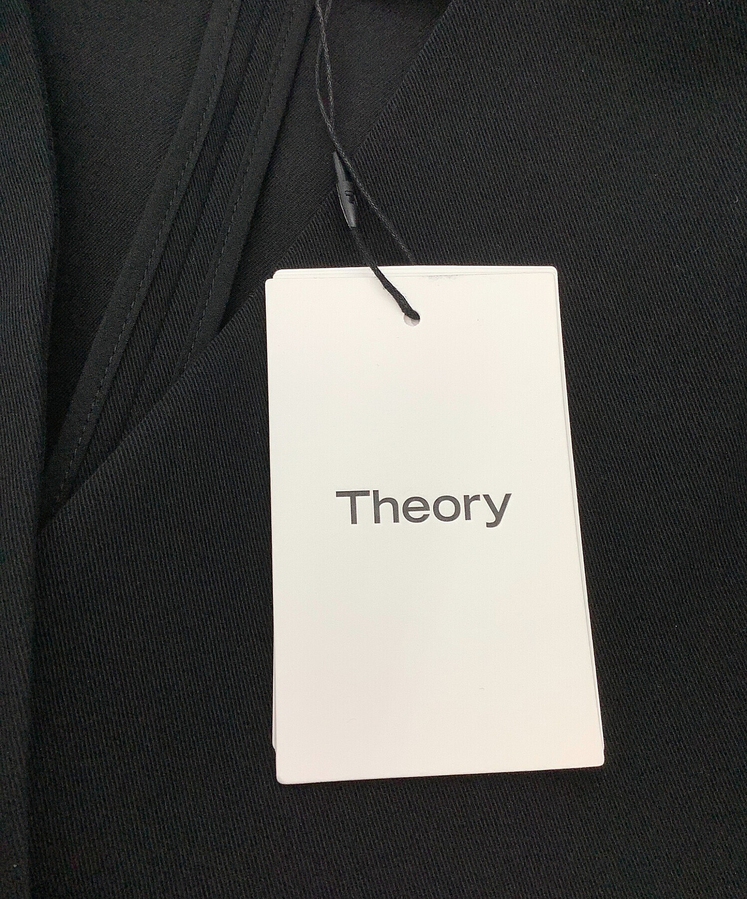中古・古着通販】theory (セオリー) ノーカラージャケット TWILL