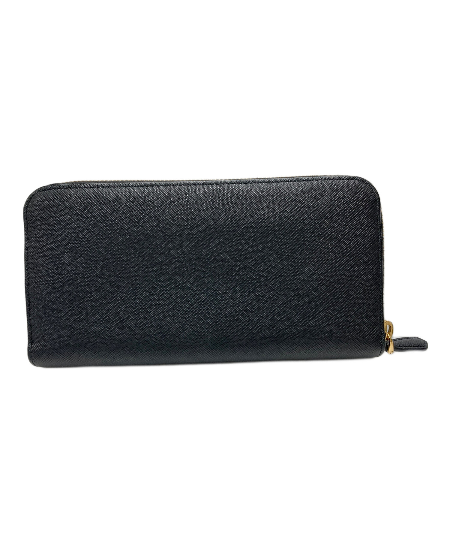 中古・古着通販】PRADA (プラダ) サフィアーノラウンドジップ 