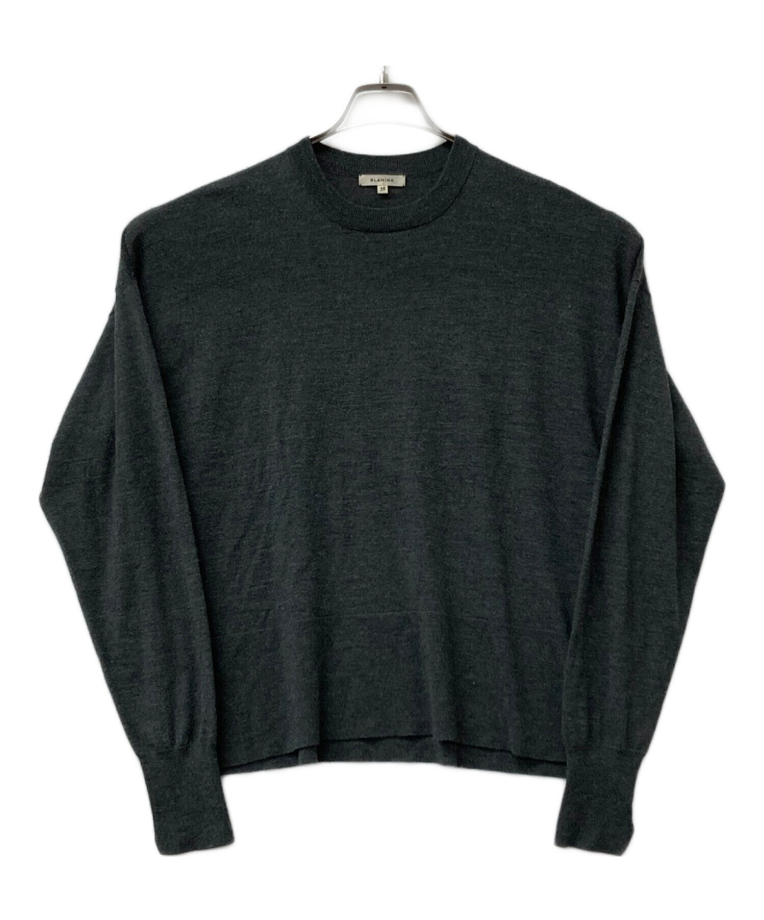 BLAMINK ブラミンク カシミヤ シルク ニット グレー 36 BLAMINK ブラミンク カシミヤ シルク ニット グレー 36