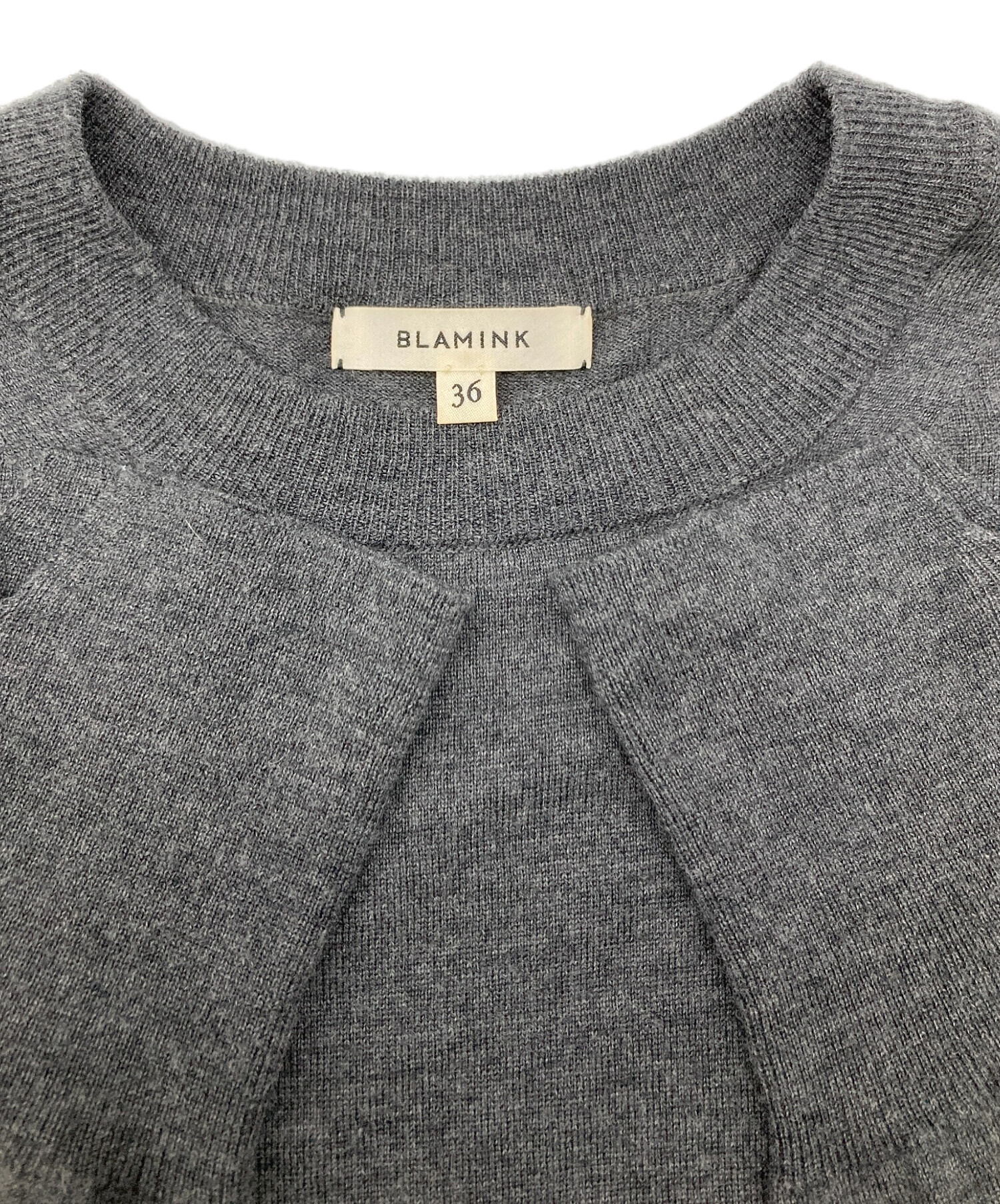 中古・古着通販】BLAMINK (ブラミンク) ニット グレー サイズ:36