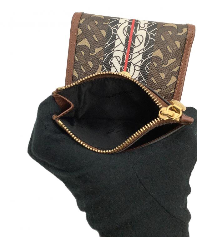 中古・古着通販】BURBERRY (バーバリー) 3つ折り財布 8018829 ブラウン