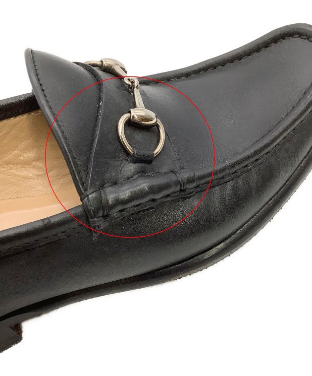 プレミアリッチ 中古・古着通販】GUCCI (グッチ) ビットローファー ブラック サイズ:36