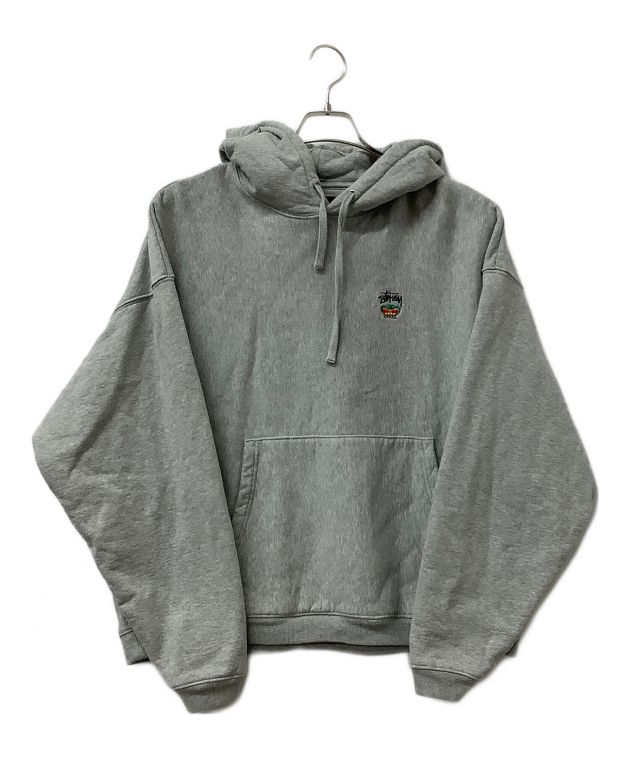 中古・古着通販】stussy (ステューシー) スウェットパーカー グレー 