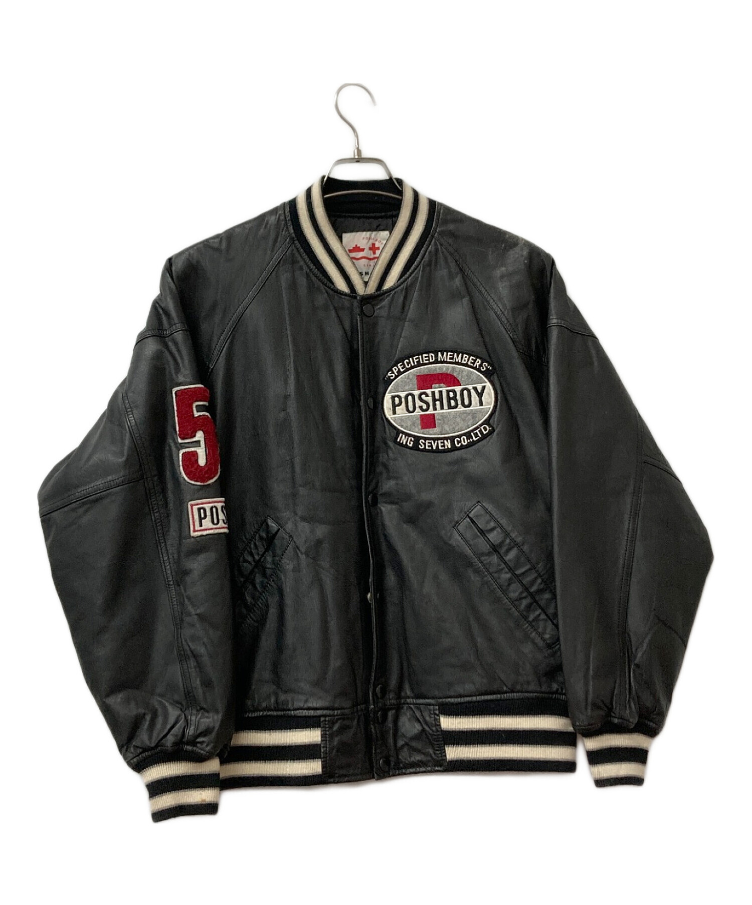 中古・古着通販】POSHBOY (ポッシュボーイ) ブルゾン ブラック サイズ