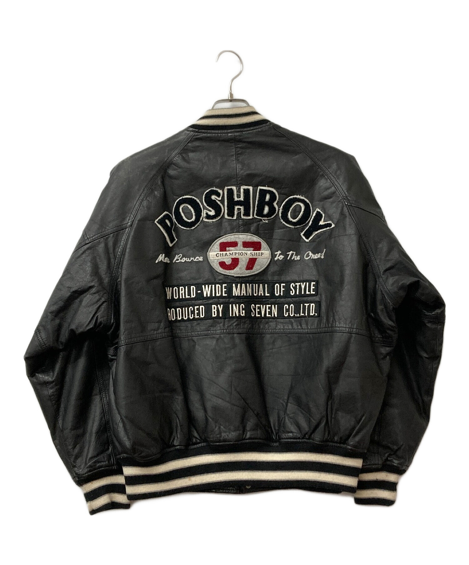 中古・古着通販】POSHBOY (ポッシュボーイ) ブルゾン ブラック サイズ