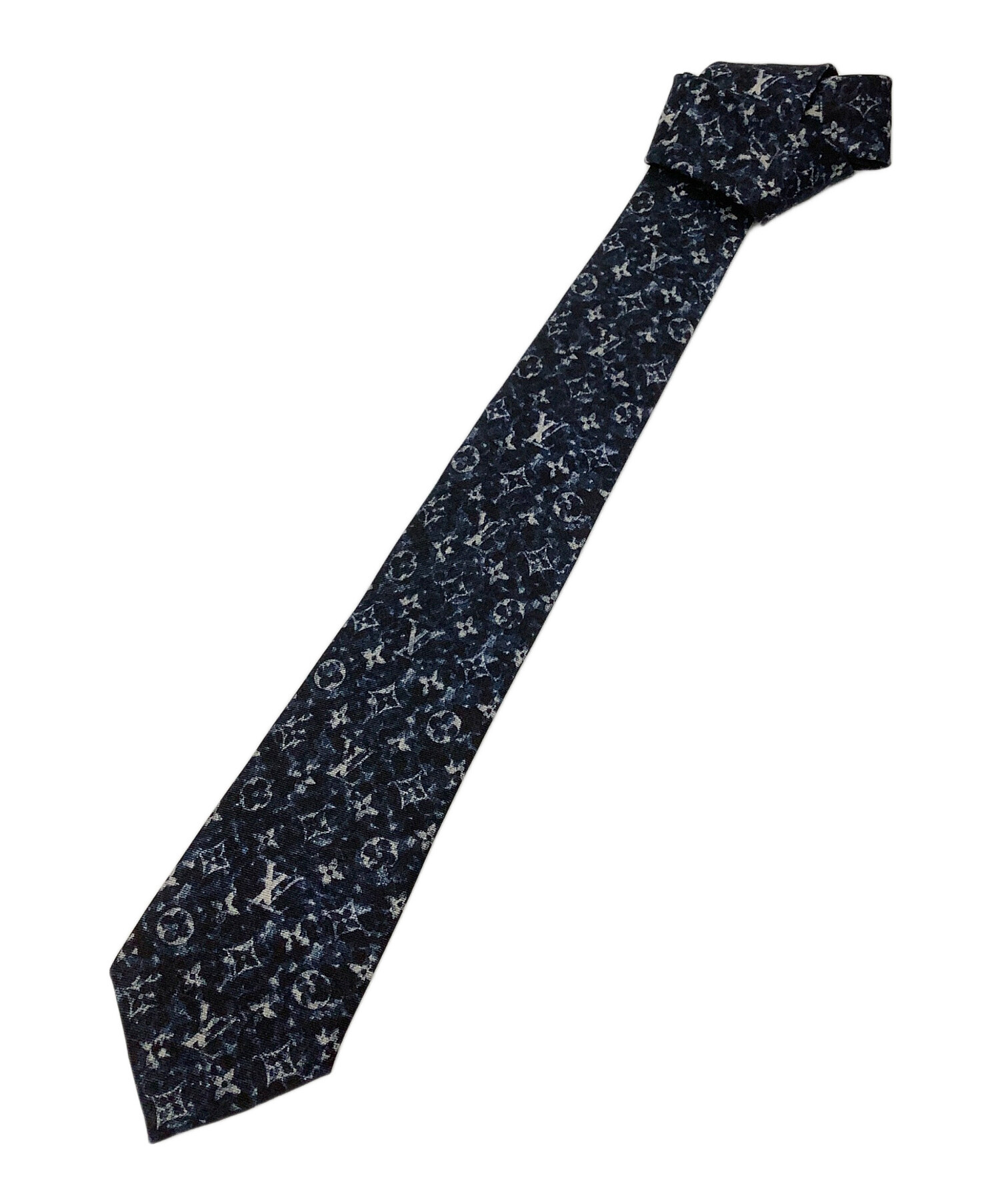 中古・古着通販】LOUIS VUITTON (ルイ ヴィトン) ネクタイ ネイビー 