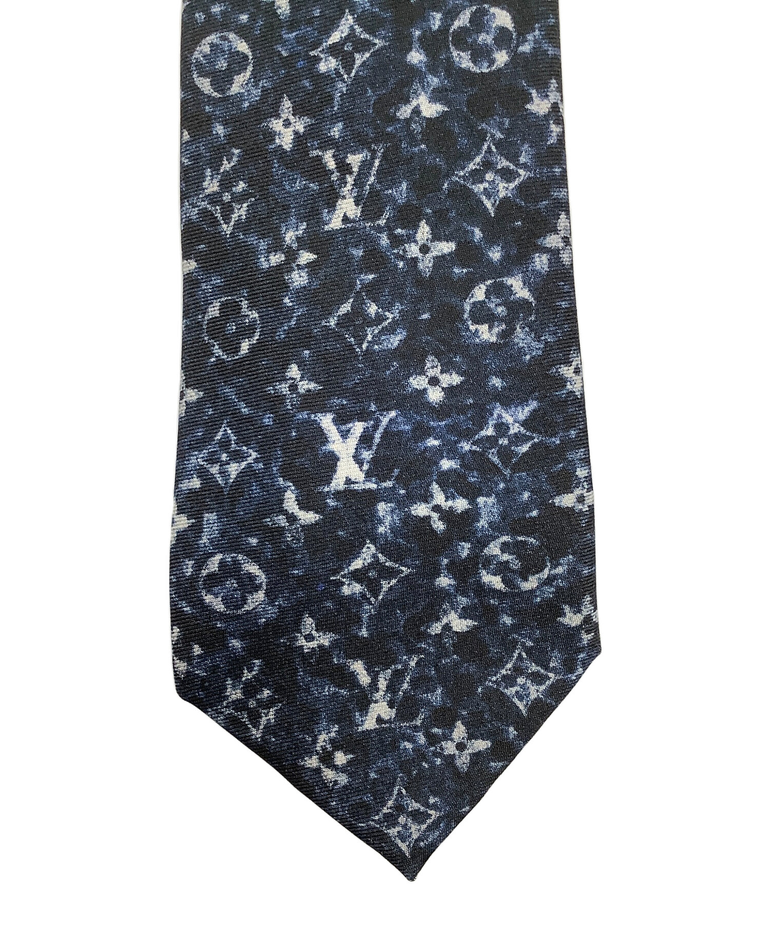 中古・古着通販】LOUIS VUITTON (ルイ ヴィトン) ネクタイ ネイビー 