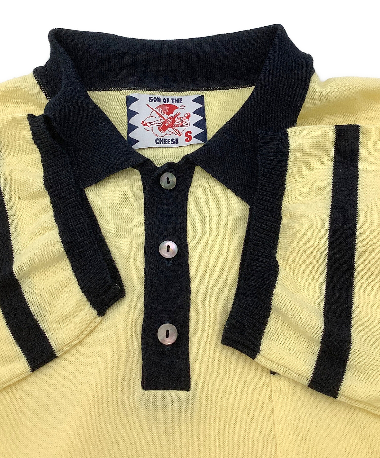 中古・古着通販】son of the cheese (（サノバチーズ）) 半袖ニット
