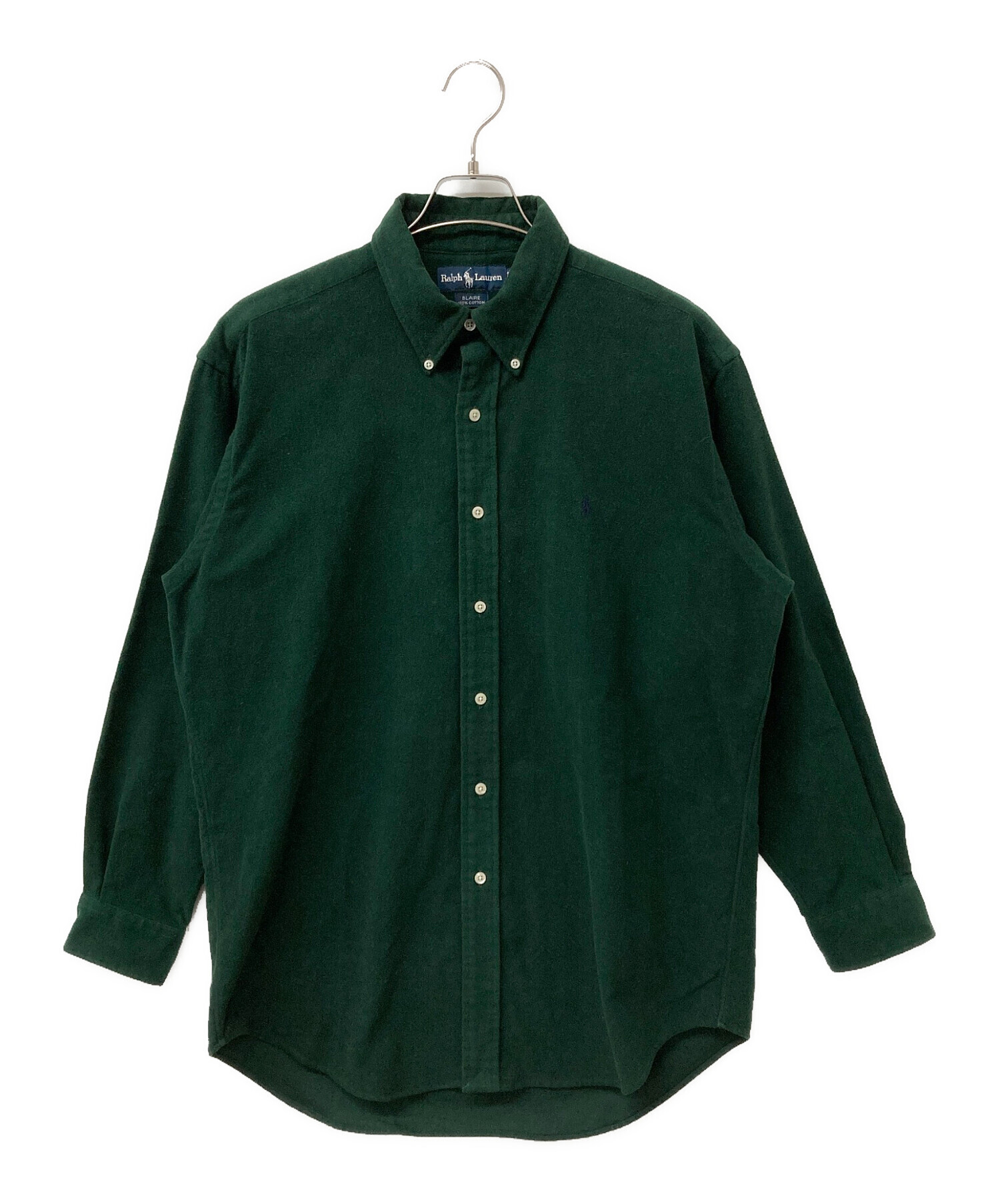 中古・古着通販】RALPH LAUREN (ラルフローレン) 長袖シャツ グリーン