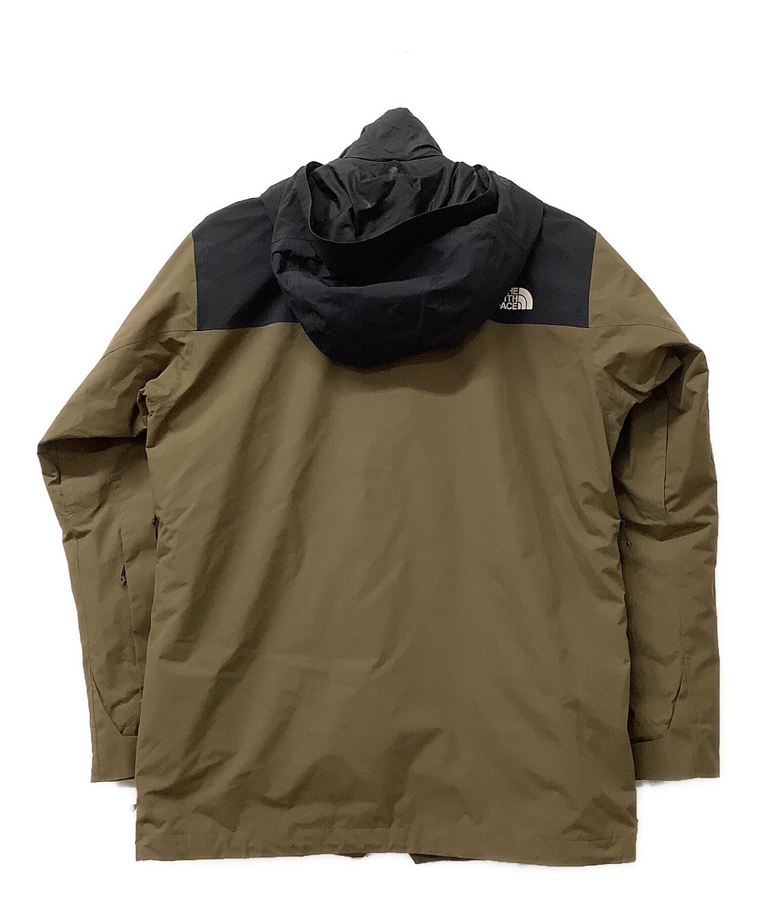 【ほぼ未使用】THE NORTH FACEマウンテンパーカー ブラック・ブラウン 中古・古着通販】THE NORTH FACE (ザ ノース フェイス) マウンテン
