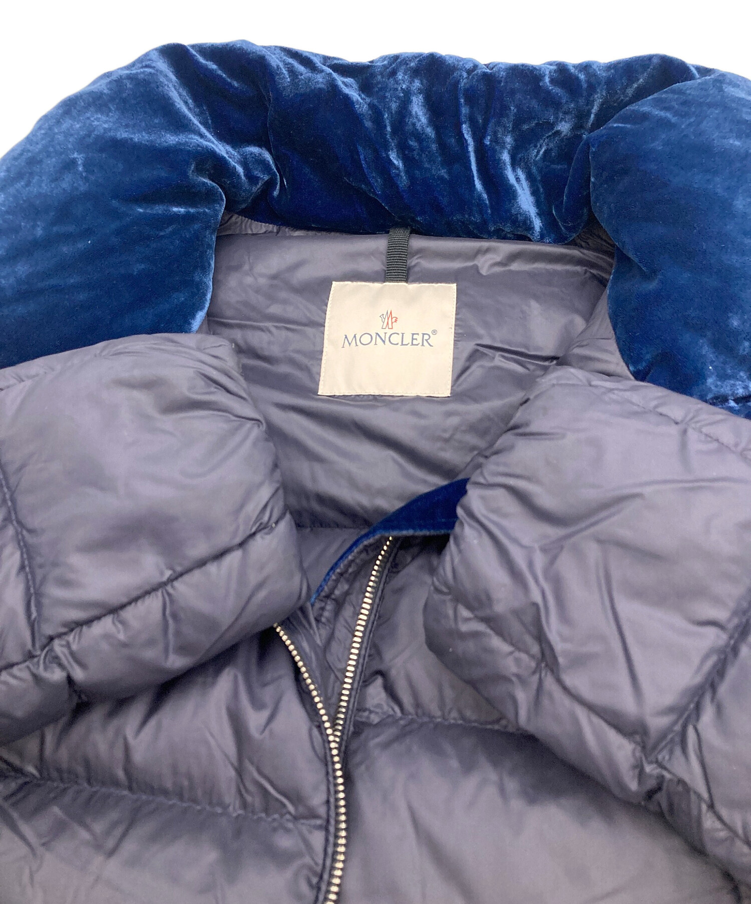 中古・古着通販】MONCLER (モンクレール) ダウンジャケット ネイビー