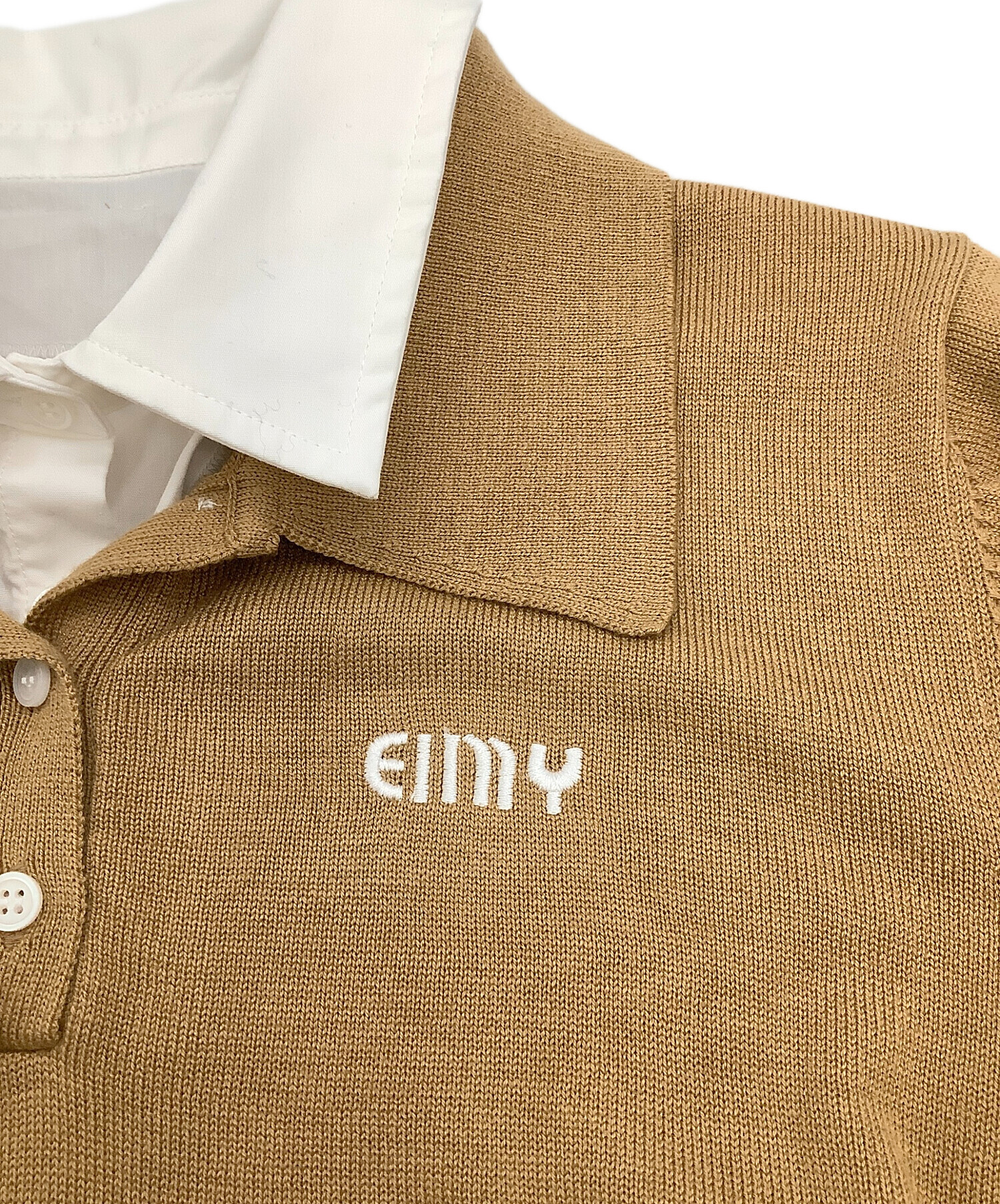 中古・古着通販】eimy istoire (エイミーイストワール) 切替ポロシャツ