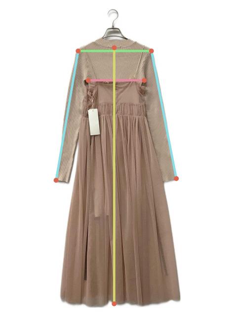 中古・古着通販】Lily Brown (リリーブラウン) ニットコンビチュール