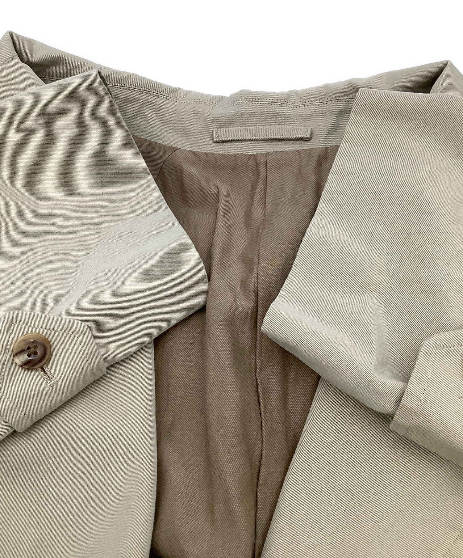 COMOLI 17ss タイロッケンコート ベージュ 1 COMOLI】15aw タイロッケンコート