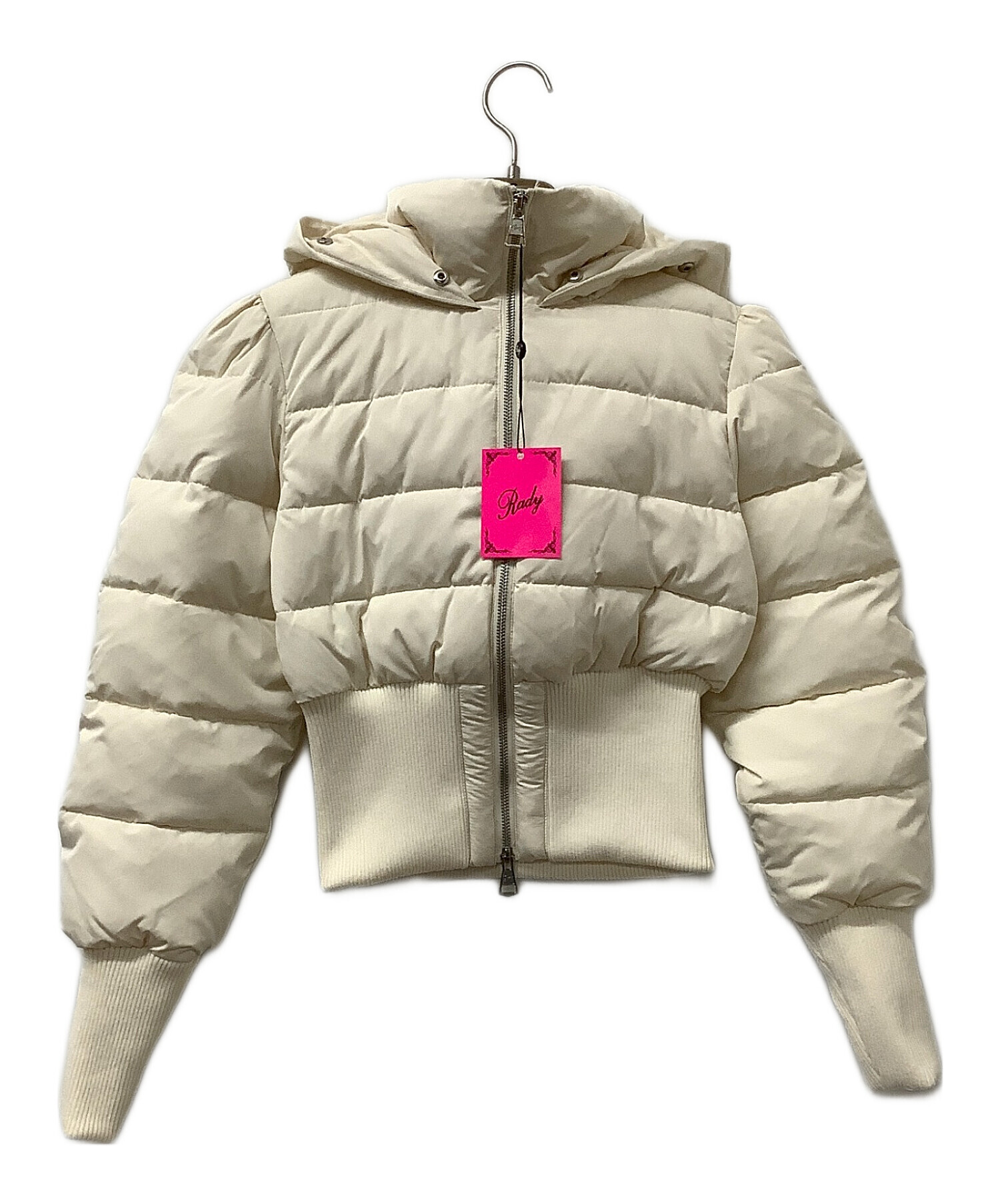 中古・古着通販】Rady (レディ) くびれショートダウンコート ホワイト