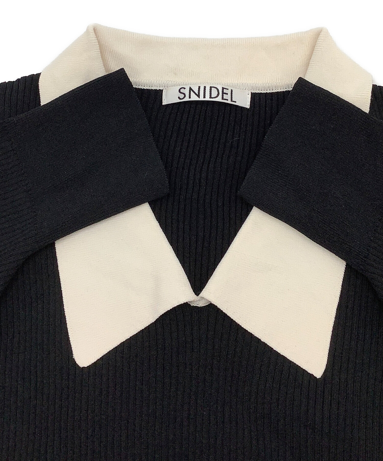 中古・古着通販】Snidel (スナイデル) ニットカラーパフスリリブプル