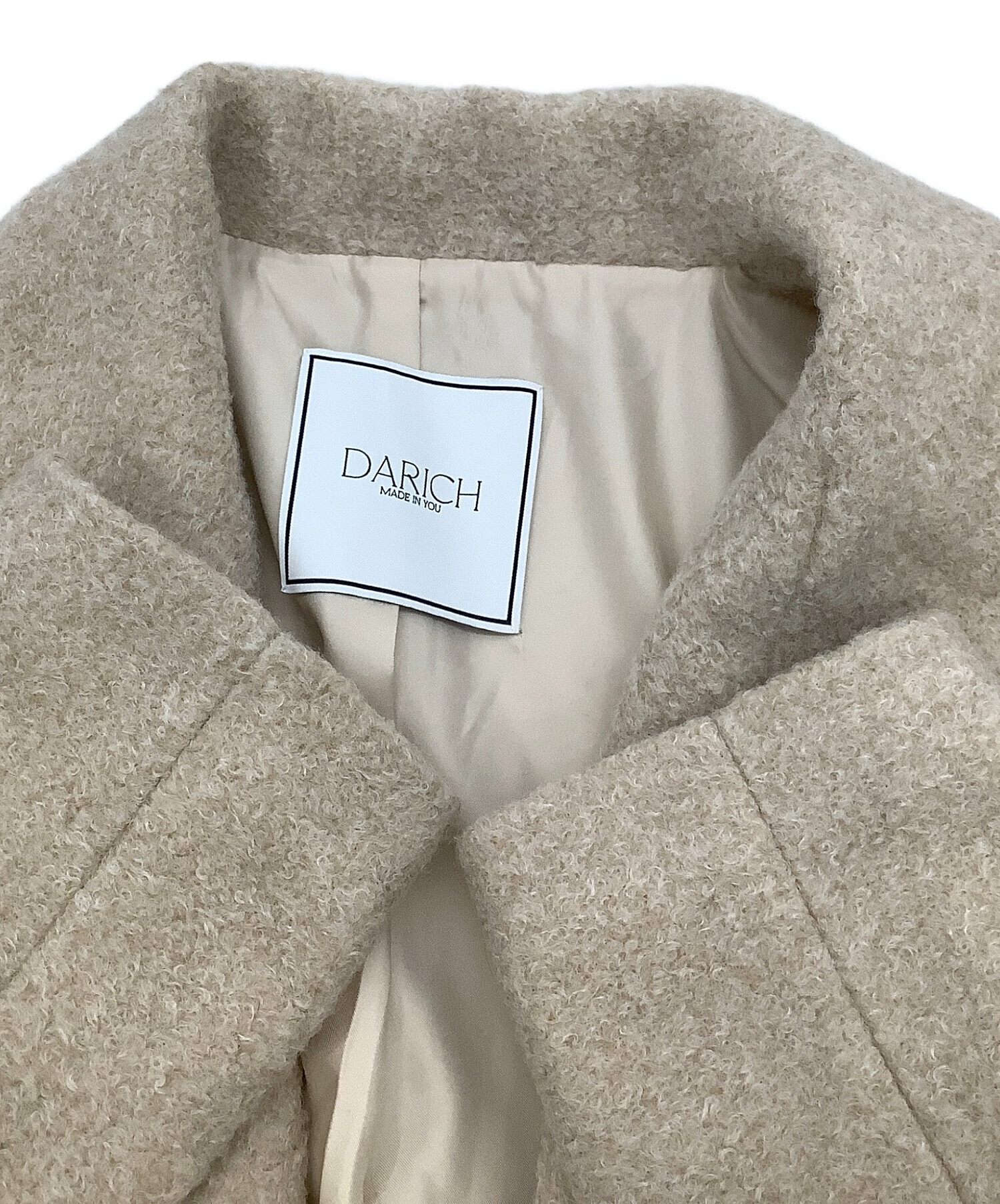 中古・古着通販】darich (ダーリッチ) ショールカラーロングコート 